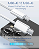 LDNIO LC901c USB C-C Fast Charging Cable (WHITE) (3ft) (65W) (Only Ground Shipping)