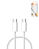 LDNIO LC901c USB C-C Fast Charging Cable (WHITE) (3ft) (65W) (Only Ground Shipping)