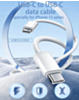 LDNIO LC902c USB C-C Fast Charging Cable (WHITE) (6ft) (65w) (Only Ground Shipping)
