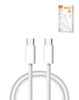 LDNIO LC902c USB C-C Fast Charging Cable (WHITE) (6ft) (65w) (Only Ground Shipping)