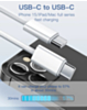 LDNIO LC902c USB C-C Fast Charging Cable (WHITE) (6ft) (65w) (Only Ground Shipping)