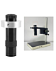 Industrial Microscope 5X-130X C-Mount Lens Large Field of View High Working Distance Monocular Video Magnifying Glass