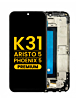 LCD Assembly with Frame for LG K31 (2020) / Aristo 5 / Phoenix 5 LMK300AM (US Version) (BLACK) (Premium)