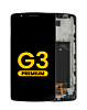 LCD Assembly with Frame for LG G3 (D850) (BLACK) (Premium)