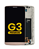 LCD Assembly with Frame for LG G3 (D850) (GOLD) (Premium)