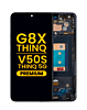 OLED Assembly with Frame for LG G8X ThinQ / V50S ThinQ 5G (BLACK) (Premium)
