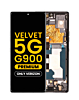 OLED Assembly with Frame for LG Velvet 5G G900 (Compatible With Verizon UW Model) (BLACK) (Premium)