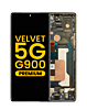 OLED Assembly with Frame for LG Velvet 5G G900 (Not Compatible With Verizon UW Model) (BLACK) (Premium)