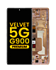 OLED Assembly with Frame for LG Velvet 5G G900 (Not Compatible With Verizon UW Model) (PINK) (Premium)