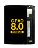 LCD Assembly without Frame for LG G Pad 8.0 (V480 / V485 / V490) (BLACK) (Premium)