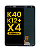 LCD Assembly without Frame for LG K40 (X420) / K12 Plus / X4 (2019) (BLACK) (Premium)
