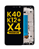 LCD Assembly with Frame for LG K40 (X420) / K12 Plus / X4 (2019) (BLUE) (Premium)