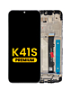 LCD Assembly with Frame for LG K41s (BLACK) (Premium)