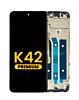 LCD Assembly with Frame for LG K42 (BLACK) (Premium)
