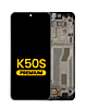 LCD Assembly with Frame for LG K50s (BLACK) (Premium)