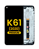 LCD Assembly with Frame for LG K61 (2020) (BLACK)