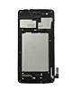 LCD Assembly with Frame for LG K7 / Tribute 5 (LS675 / MS330) (BLACK) (Premium)