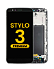 LCD Assembly with Frame for LG Stylo 3 (LS777) (BLACK) (Premium)