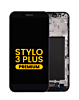 LCD Assembly with Frame for LG Stylo 3 Plus (TP450) (BLACK) (Premium)