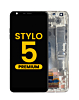 LCD Assembly with Frame for LG Stylo 5 (SILVERY WHITE) (Premium)