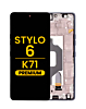 LCD Assembly with Frame for LG Stylo 6 / K71 (Q730) (BLACK) (Premium)