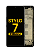 LCD Assembly with Frame for LG Stylo 7 (Q740) (BLACK) (Premium)