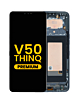 OLED Assembly with Frame for LG V50 ThinQ (V500) (BLACK) (Premium)