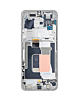 OLED Assembly with Frame for LG V60 ThinQ 5G UW (V605) (Not Compatible with Verizon UW Model) (SILVER) (Premium)