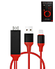 Display 2in1 Cable for HDMI & USB-A / L (HDTV / Charging & Data) (3ft) (Only Ground Shipping)