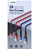 LDNIO LS63 USB A-C Braided Fast Charging Data Cable (RED) (3ft) (20W) (Only Ground Shipping)