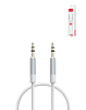 LDNIO LYS01 AUX-AUX Cable (WHITE) (3ft) (Only Ground Shipping)