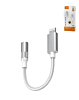 LDNIO LSY80i Lightning to AUX Female Audio Adapter / (WHITE) (Only Ground Shipping)