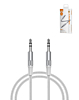 LDNIO LSY82A AUX to AUX Audio Cable (6ft) (WHITE) (Only Ground Shipping)