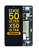 OLED Assembly with Frame for Motorola Moto Edge 50 Ultra / X50 Ultra (XT2401-2) (BLACK BEAUTY) (Premium)