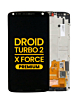 LCD Assembly with Frame for Motorola Droid Turbo 2 (XT1585) / X Force (XT1580) (BLACK) (Premium)