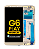 LCD Assembly with Frame for Motorola Moto G6 Play (XT1922-2-4-5) (International Version) (GOLD) (Premium)