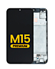 OLED Assembly with Frame for Galaxy M15 (M156B / 2024) (Premium)