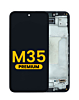 LCD Assembly with Frame for Galaxy M35 (M356 / 2024) (BLACK) (Premium)