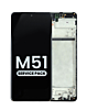 OLED Assembly with Frame for Galaxy M51 (M515 / 2020) (BLACK) (Service Pack)