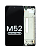 OLED Assembly with Frame for Galaxy M52 5G (M526 / 2021) (BLACK) (Service Pack)