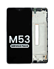 OLED Assembly with Frame for Galaxy M53 5G (M536 / 2022) (BLACK) (Service Pack)