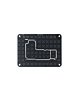MaAnt 0.12mm Motherboard Middle Layer BGA Reballing Stencil Platform Set for iPhone 12 / 12 Mini / 12P / 12 PM