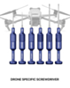 MECHANIC 6 in 1 Drone Precision Screwdriver Set FLY Series for UAV Maintenance (2.0 / H2.5 / H2.0 / T6 / T5 / T4)