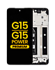 LCD Assembly with Frame for Motorola Moto G15 (XT2521-3 /2025) / G15 Power (XT2521-5 /2025) (Premium)