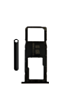 Single Sim Tray for Motorola Moto G7 Power (BLACK)