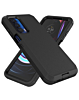 Heavy Duty Case for Moto Edge 5G (2021) (BLACK) (Only Ground Shipping)