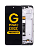 LCD Assembly with Frame for Motorola Moto G Power (XT2165 / 2022) (BLACK) (Premium)