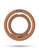 EVO MO1 Magnetic Phone Ring Compatible with Wireless Charging - ROSE GOLD (Only Ground Shipping)
