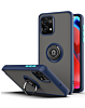 Moto G Power 5G 2023 Hard PC Rear / Soft TPU Colorful Border Case with I-ring Holder - BLUE (Only Ground Shipping)