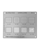 MIJING Universal CPU BGA Reballing Stencil for iPhone 6 to X (A8 / A9 / A10 / A11) (Not Returnable)